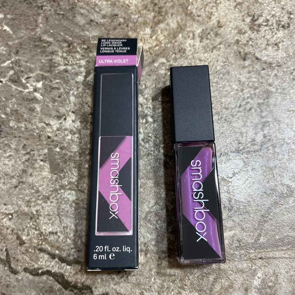 Smashbox Be Legendary Long Wear Lipstick Lip Lacquer Ultra Violet New Boxed